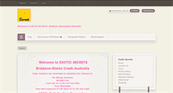 Desktop Screenshot of exotic-secrets.com
