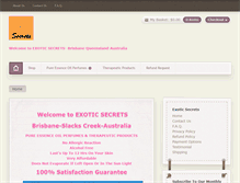 Tablet Screenshot of exotic-secrets.com